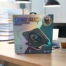 Laptop Stand With Built in Cooling Fan Portable PC Stand Compatible 10-17” PCs