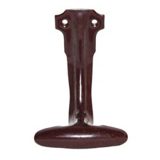 Vintage Single Metal School Wall Coat Rack Hanger