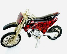 New Ray Toy Zone Mini Machines, 500cc Enduro Racer Motorcycle Dirt Bike Skulls