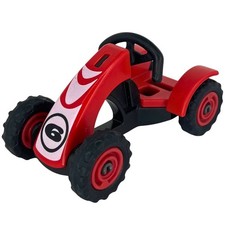 Playmobil kart rouge/blanc