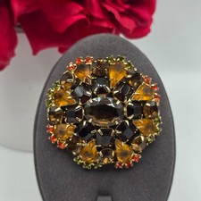 Rhinestone Brooch Vintage