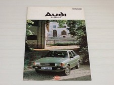 Catalog Only Audi All Models 1983 Circa 80 Cle/80 Gle/80 Gl5E/Coupe Gt5E/100 Cd5