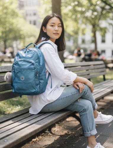 Kipling seoul metallic large - metallic,