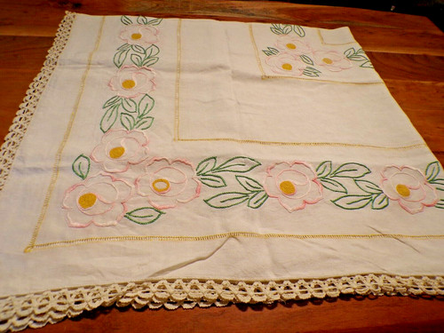Nappe lin avec - lin, de