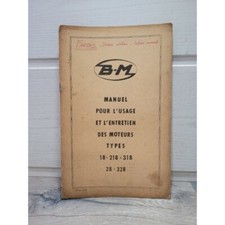 Moteur BERNARD type 18 218 318 28 328 - Manuel usage et entretien