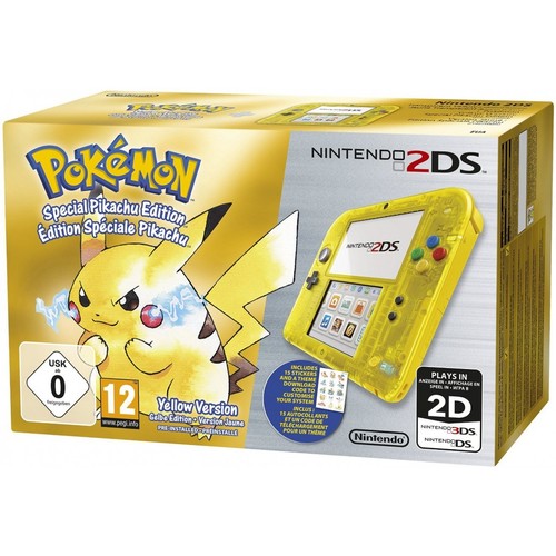 Nintendo 2ds jaune pikachu - nintendo,