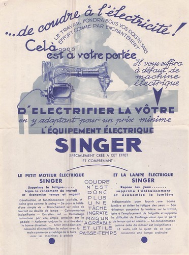 Paris machine singer 1930 - machine,