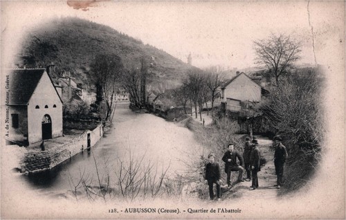 Cpa aubusson quartier de - cpa,