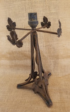 Art déco pied de lampe fer