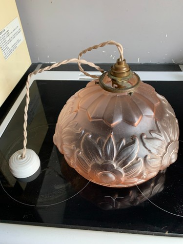 Ancien globe abat jour - globe,