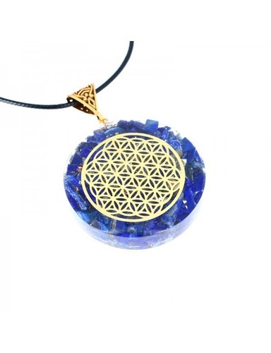 Orgonite pendentif fleur - pendentif,