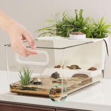 Aquarium pour tortues, terrarium d'élevage pour grenouilles,