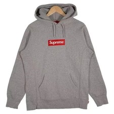 Supreme Box Logo Hoodie Sweatshirt  Classic Gray  For MEN
