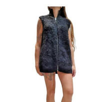 Cos Waistcoat XS S Wool Mohair Knit Goth Gilet Jumper Jacket