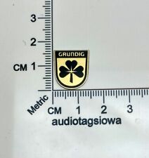 Grundig Tape Deck Logo Custom Made Aluminum  TK-8  TK-5 Reel to Reel