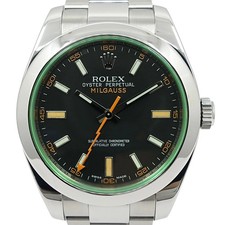 ROLEX Milgauss 116400GV Black Men's Used Watch #101199