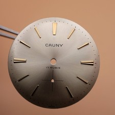 Cadran de montre AV 423 - CAUNY Ø31mm [NOS]