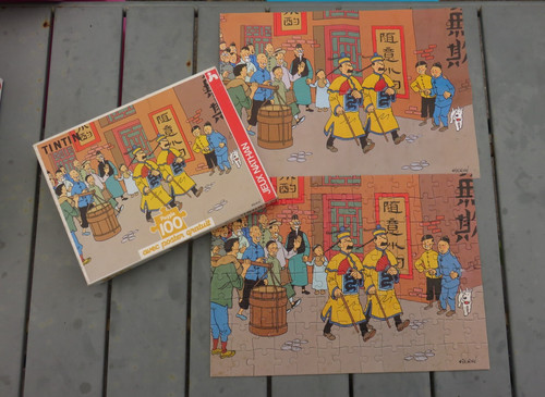 Puzzle tintin le lotus - puzzle,