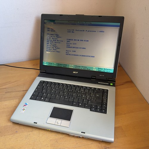 Portable acer aspire 1640 - aspire,