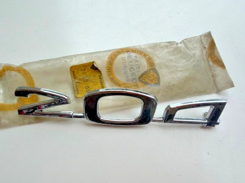 Monogramme 204 métal chromé - monogramme,