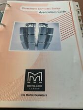 Martin Audio Applications Guide W8C W8CT W8CS WSX W8L W8 W8S Wavefront Compact
