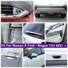 Accessories Chrome Door Handle Dowl Cover For Nissan X-Trail Rogue T33 2021-2024