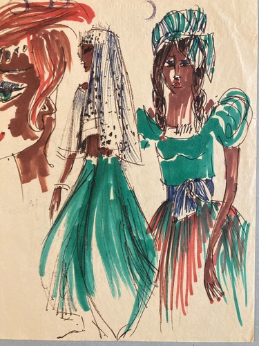 Belle peinture feutre papier - belle,