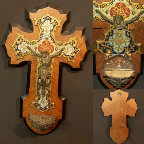 19ème rare grand crucifix - aa,