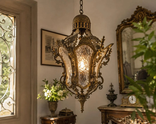 Grande lanterne suspendue - lanterne,