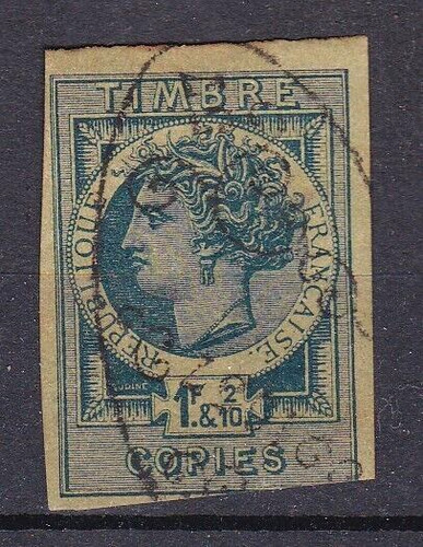Timbre france fiscaux copies - france, 1
