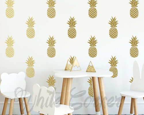 Pineapple wall decals - pineapple,