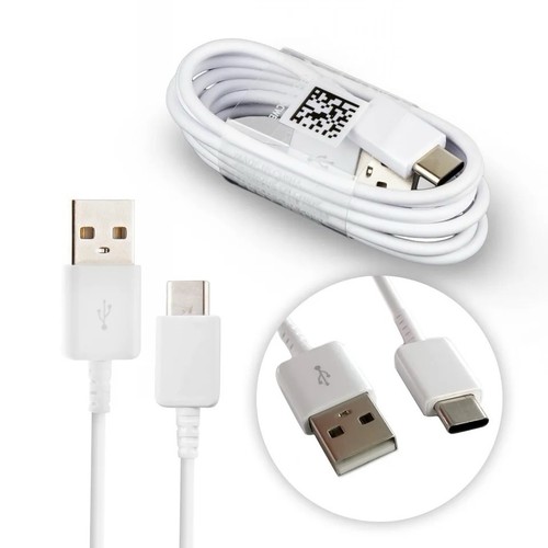 Câble chargeur usb blanc - usb-c,