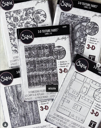 Sizzix tim holtz texture - tim, 3d