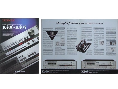 Brochure luxman k406 k405 - brochure,