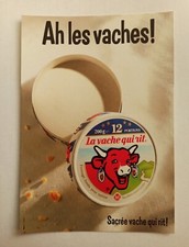 carte postale publicitaire pub La vache qui rit Ah les vaches !
