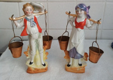 2 figurines vintage en