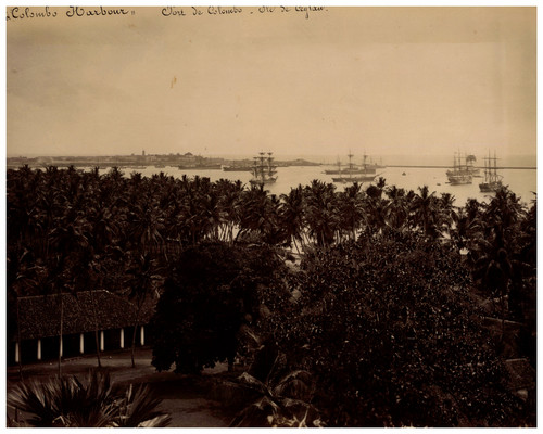 Ceylon colombo harbour - colombo,,