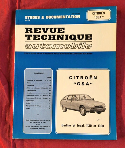 Citroen gsa berline break - gsa, et