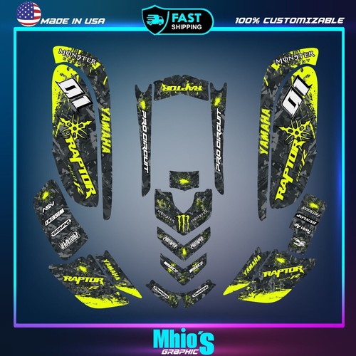 Yamaha raptor 660 kit - kit, graphics