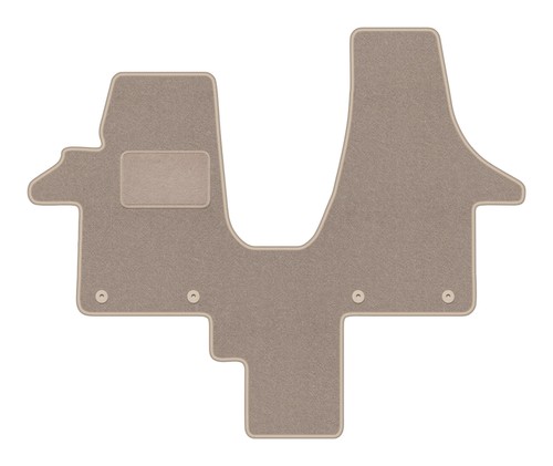 Tapis sol velours beige - tapis,