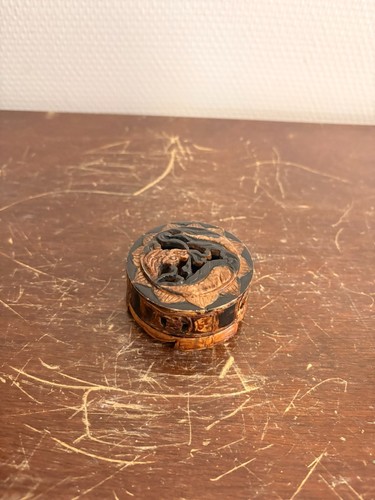 Ancien boîte noix coco - ancien,