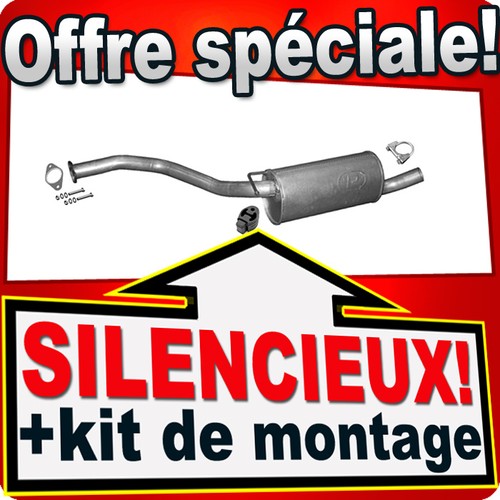 Silencieux intermédiaire pour - intermédiaire,