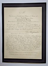 GUENEAU MUSSY Thureau Dangin FAIRE PART Mac Swiney Fouques Duparc Valois 1885