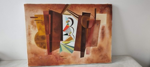 Huile toile tableau moderne - huile,