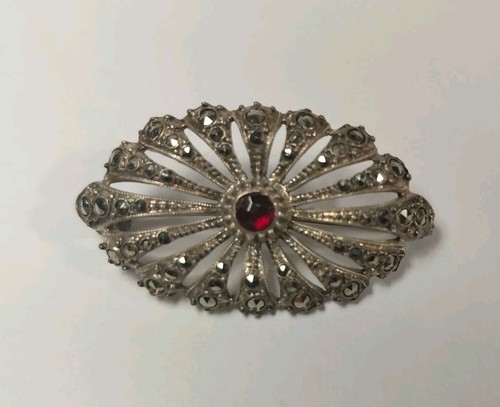 Broche art déco argent - broche, déco.