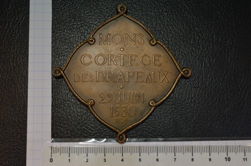 Belgique plaque mons 1930 - plaque,