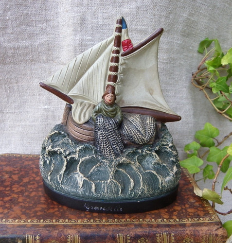 Ancien santon bord mer - bord,