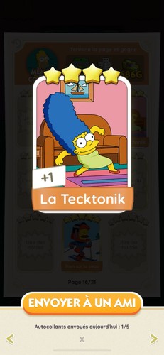 Tecktonik carte monopoly - carte,