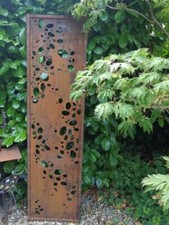 Grille noble paravent Buco brise-vue clôture métal décoration de jardin panne...