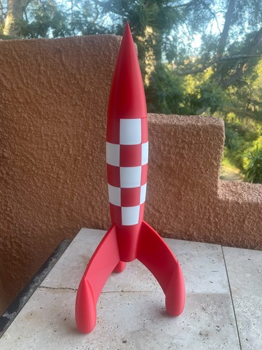 Grande fusée tintin - grande,